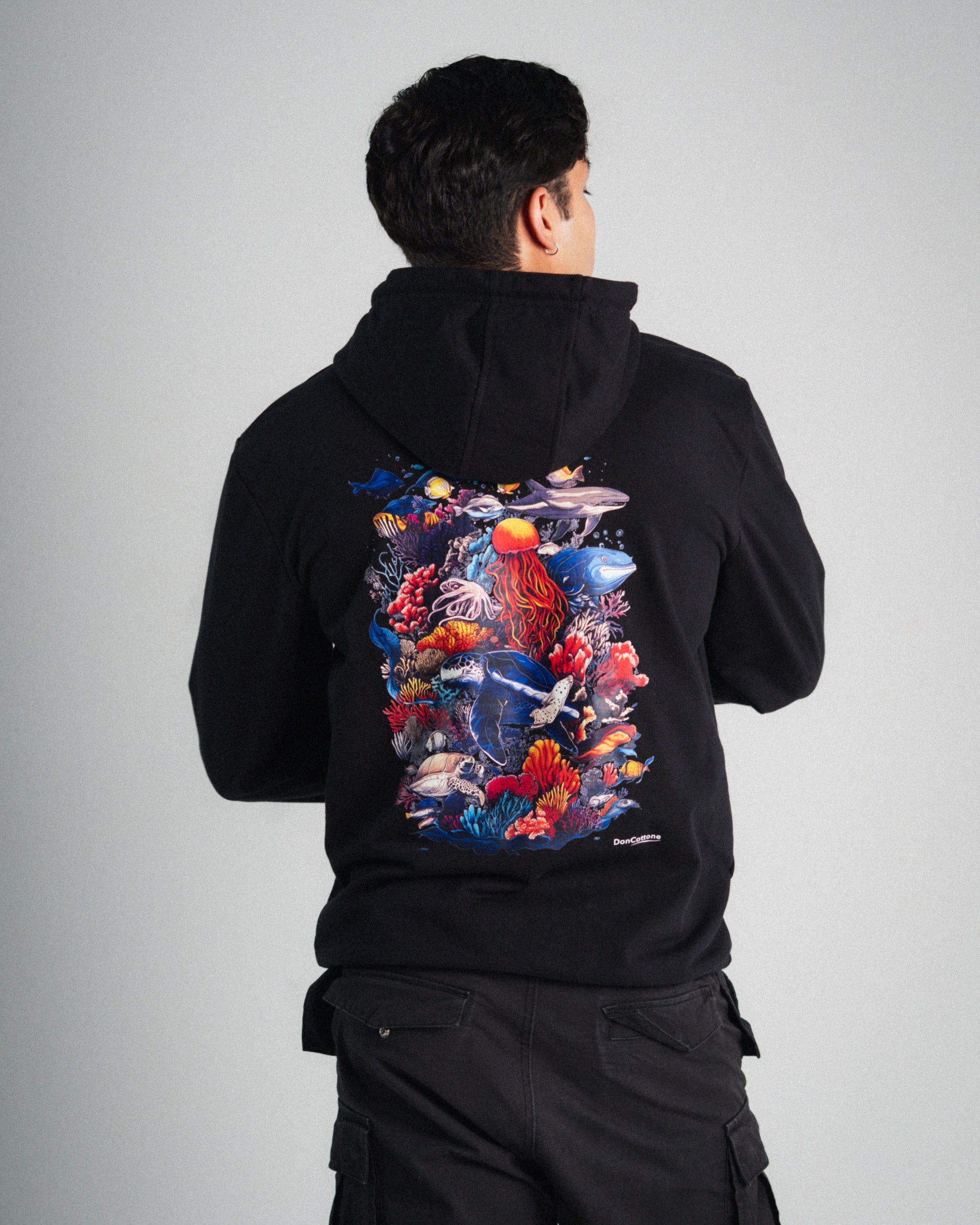 Hoodie Aqua Vitae Hombre