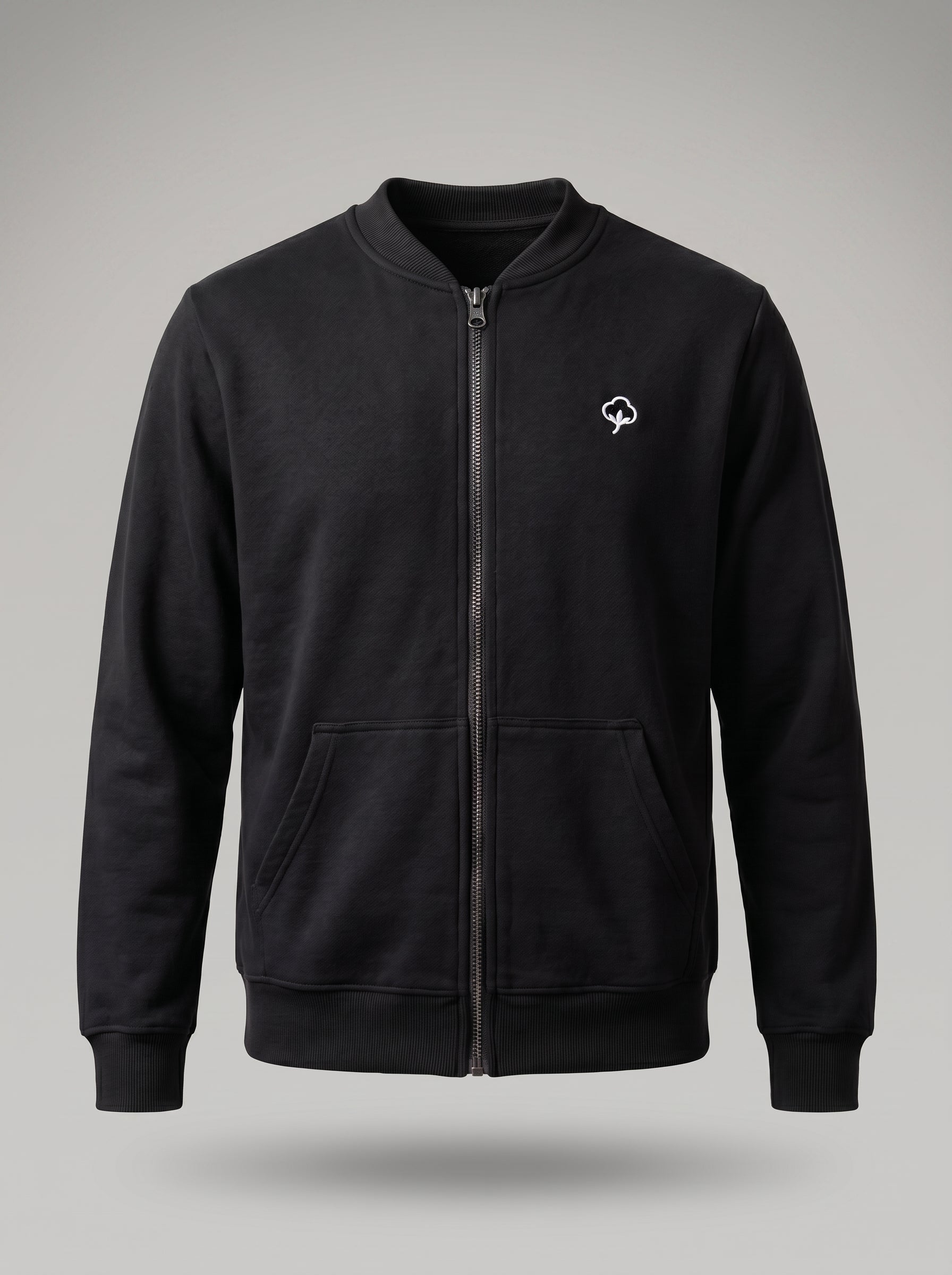Chaqueta Full Zip Origen Negra